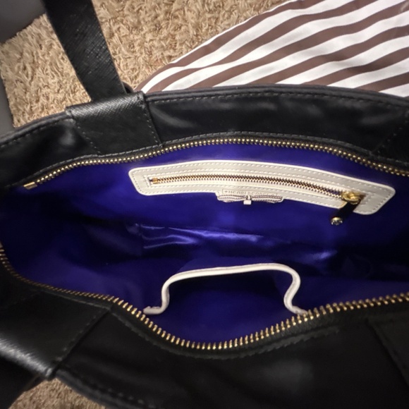 HENRI BENDEL Jetsetter Nylon Shopper Tote Black - Picture 5 of 7